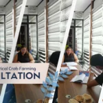 Face-to-face Vertical Crab Farming Consultation by BigByte Aqua Ventures — hands-on aquaculture training and expert guidance for sustainable crab farming in Davao City.