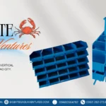 Vertical crab farming piping system in Tugbok, Davao City — BigByte Aqua Ventures showcasing the ongoing setup for their sustainable aquaculture installation.