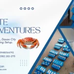 BigByte Aqua Ventures vertical crab farming setup in Davao City featuring blue crab containers and aquaculture piping system.