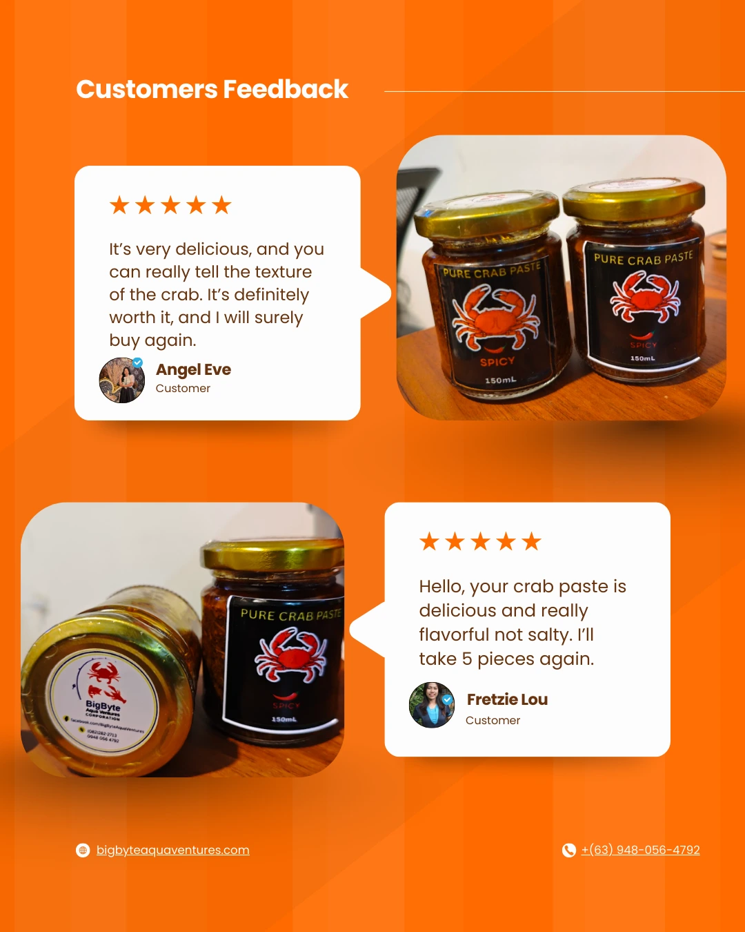 a delicious pure crab paste