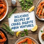 A lot of delicious crab recipes