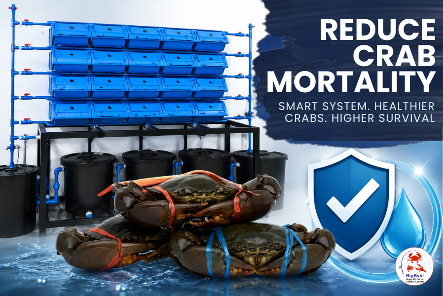 Reduce Crab Mortality: Proven Methods Using Vertical Crab Farming and RAS Systemsment