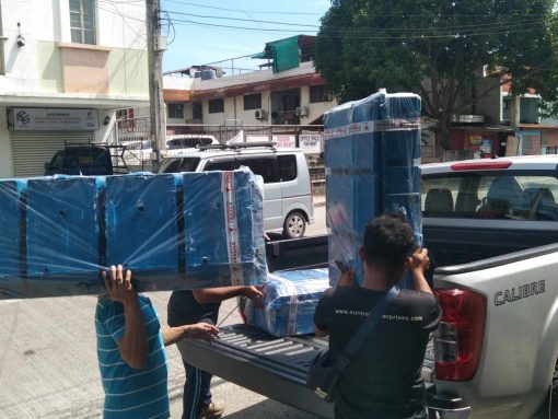 Vertical Crab Farming Setup Delivery Delivery of crab boxes for vertical crab farming setup by BigByte Aquaventures